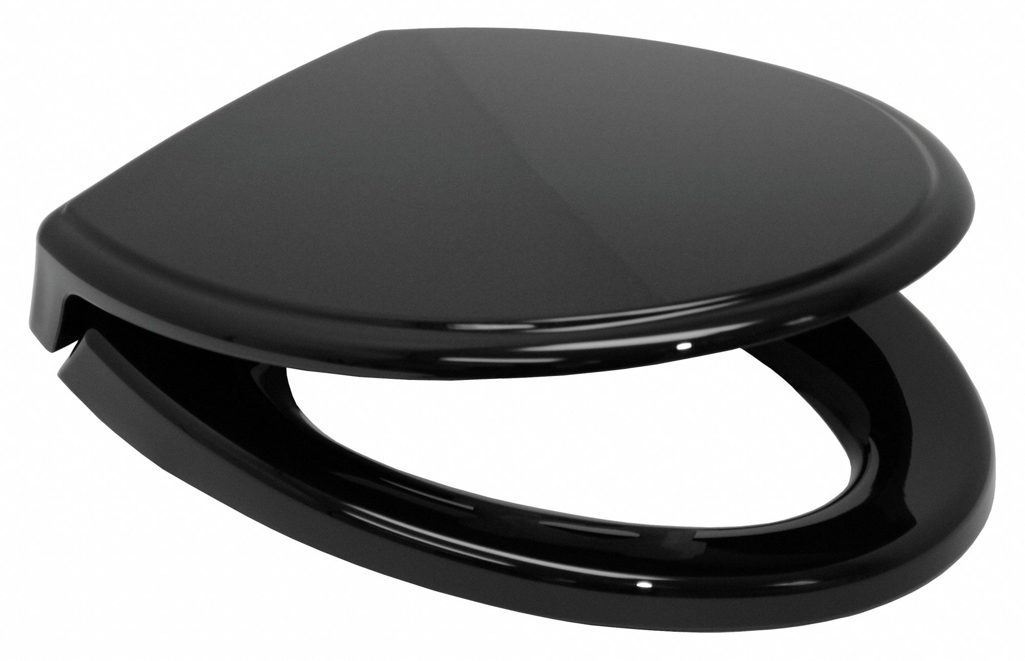 Black, Plastic, Toilet Seat 20HP85SS15451 Grainger
