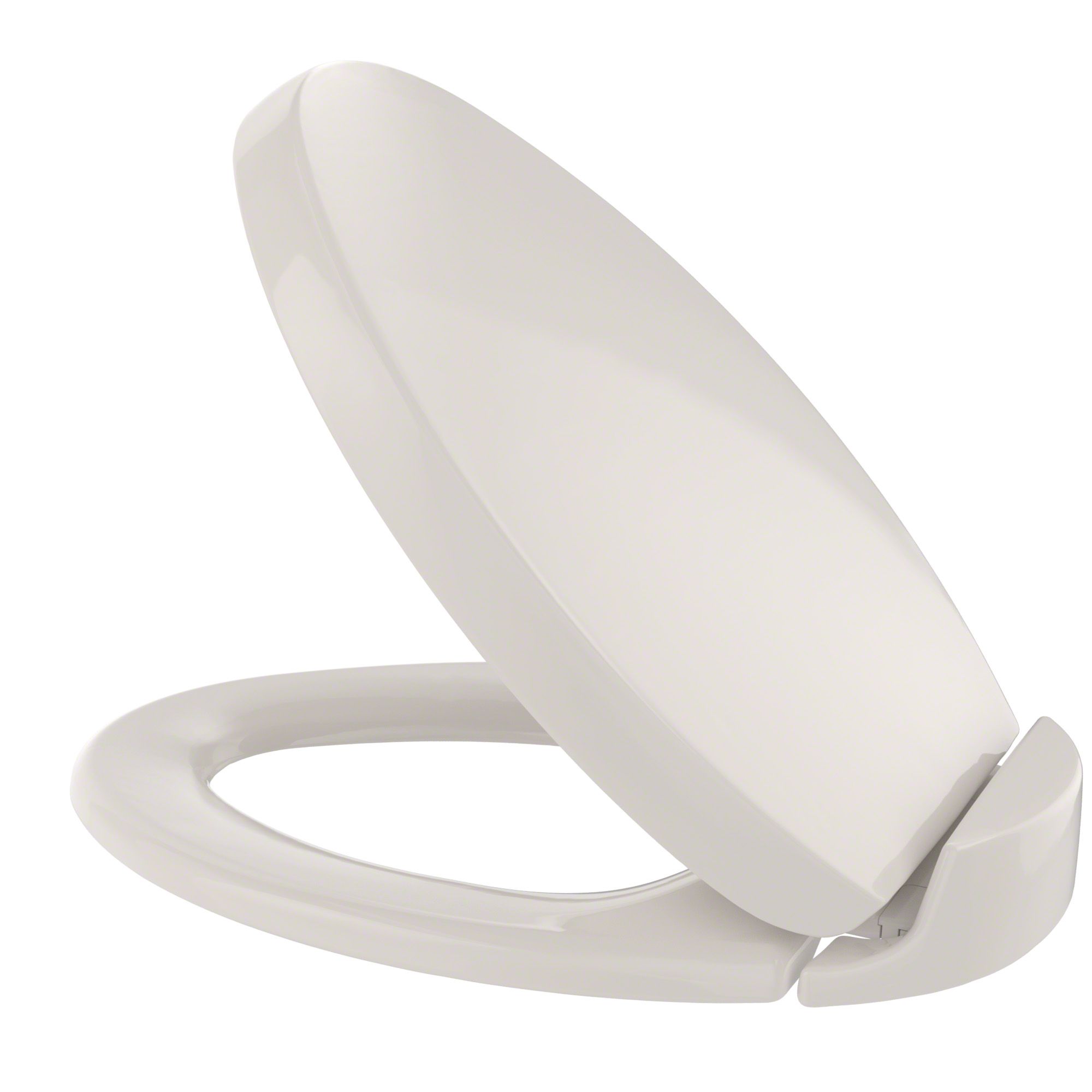 TOTO Toilet Seat Beige, Plastic, Slow Close Hinge, 3 in Seat Ht, 18 1/