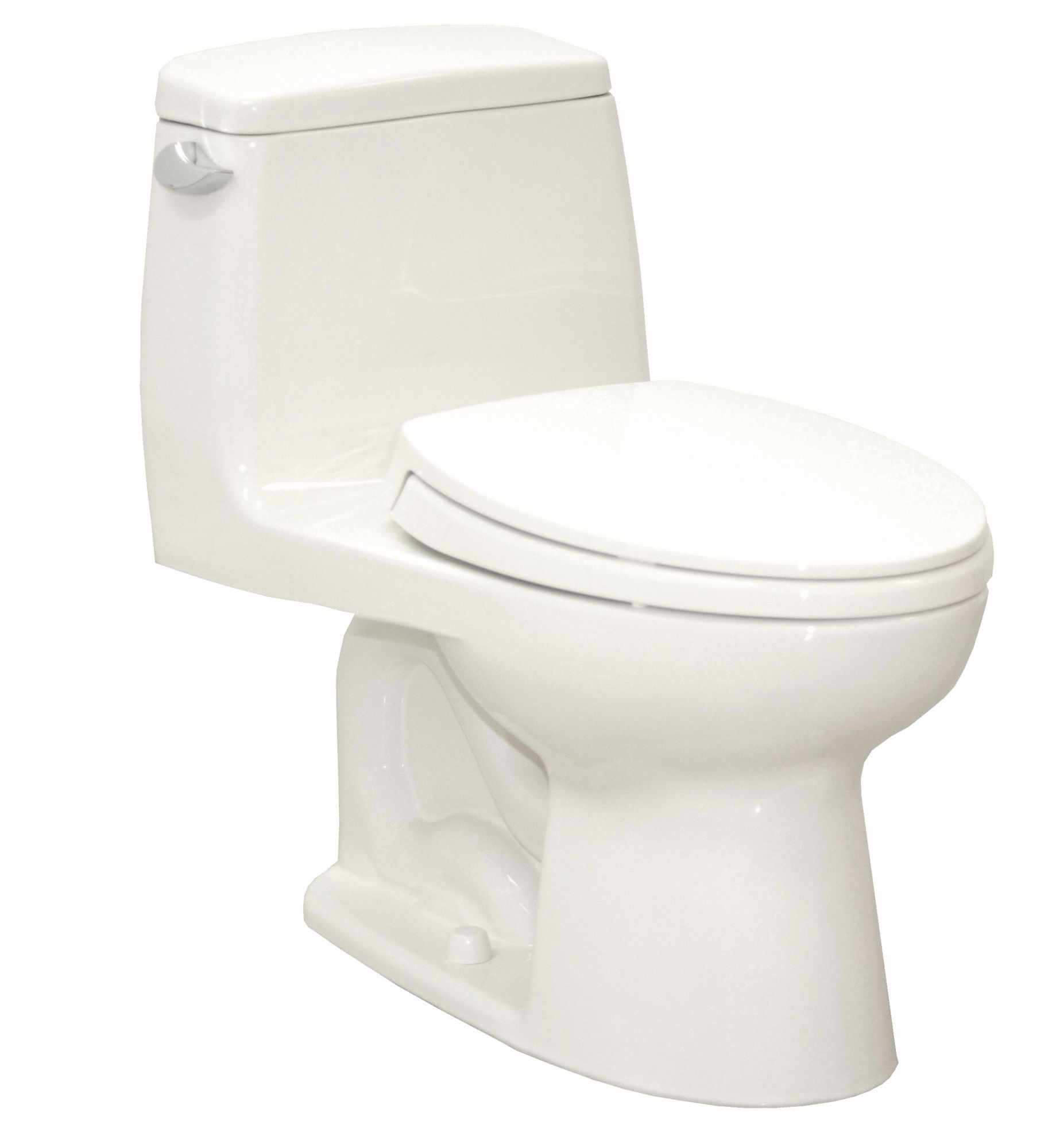 Tank Toilet: Ultimate®, Not ADA Compliant, 1.6 gpf Gallons per Flush, 12 in Rough-In, Cotton
