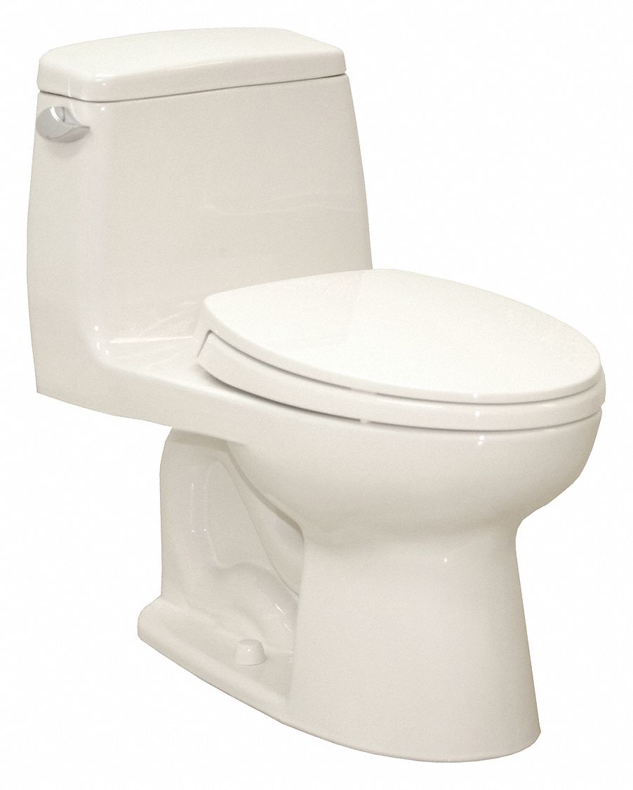 Tank Toilet: Ultramax®, Not ADA Compliant, 1.28 gpf Gallons per Flush, 12 in Rough-In, Floor
