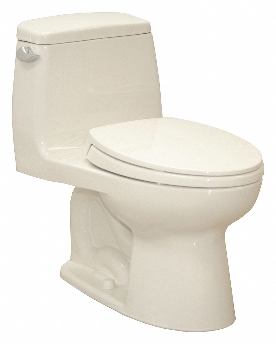 Tank Toilet: Ultramax®, Not ADA Compliant, 1.28 gpf Gallons per Flush, 12 in Rough-In