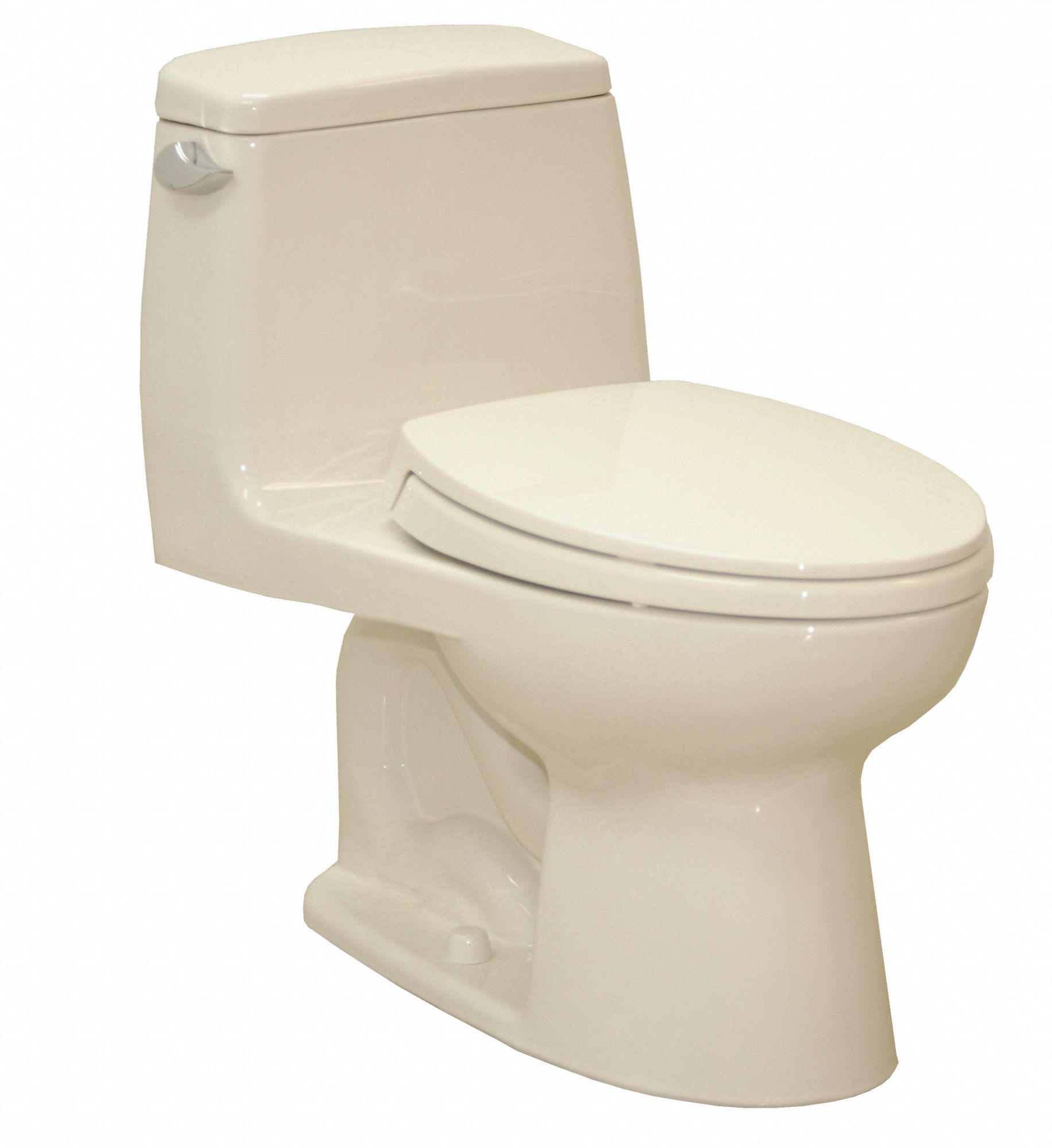 Tank Toilet: Ultramax®, Not ADA Compliant, 1.6 gpf Gallons per Flush, 12 in Rough-In, Bone