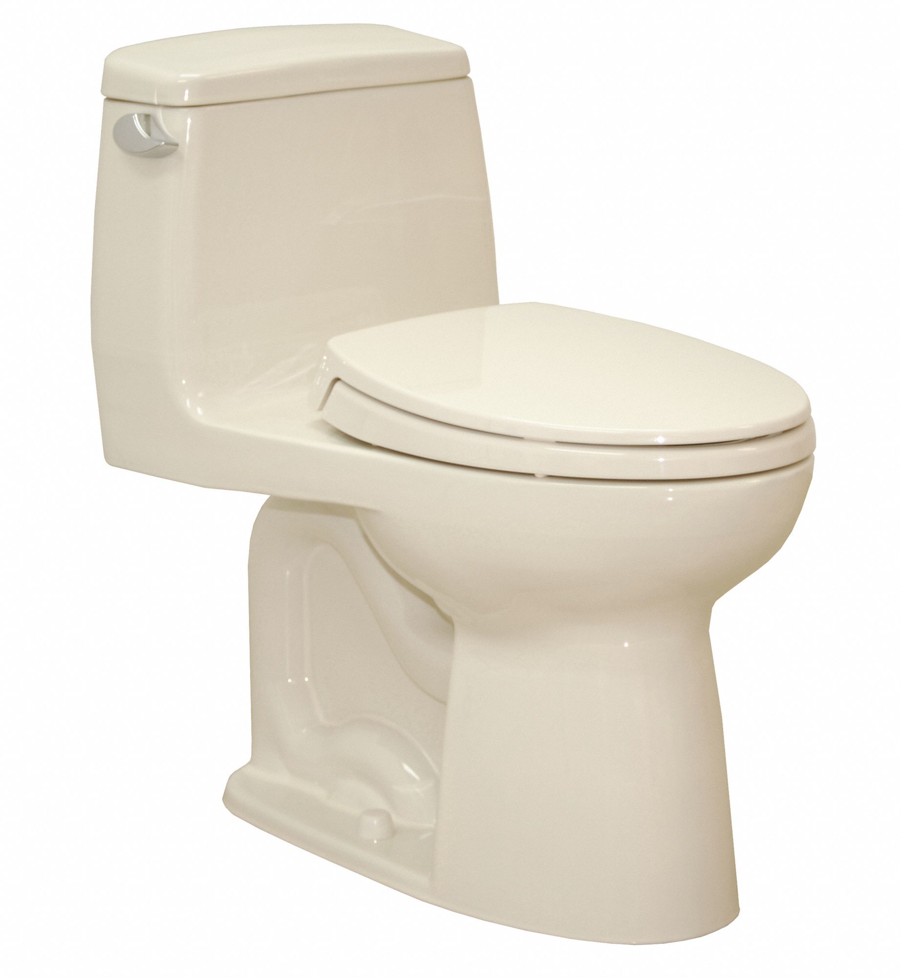 Tank Toilet: Ultramax®, ADA Compliant, 1.6 gpf Gallons per Flush, 12 in Rough-In, Bone