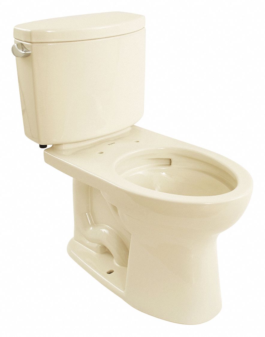 TOTO Single Flush, Left Hand Trip Lever, Two Piece, Tank Toilet
