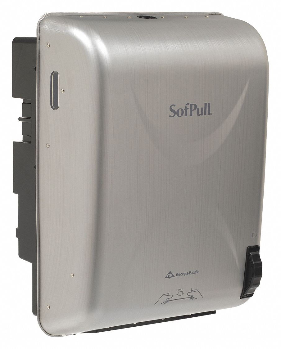 Details about   Commercial Grade Georgia Pacific SofPull Stainless Steel Papertowel Dispenser 