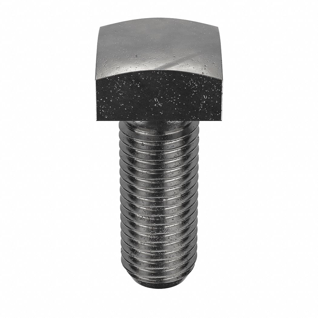 Steel, Grade 5, Square Head Bolt 20J050287135G1 Grainger