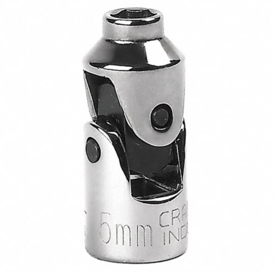 Socket, 1/4 in Drive Size, Chrome Finish - Grainger