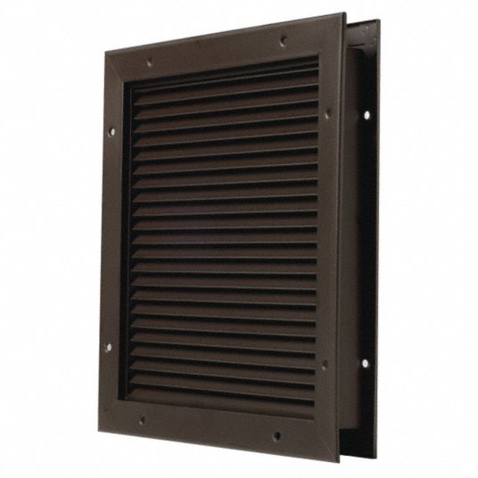 National Guard Louver No Vision Dk Bronze 24 X 18 j936 L 700 Bfdkb 24x18 Grainger