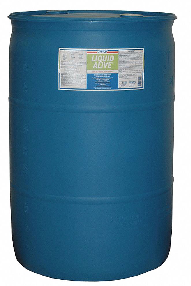 Odor Eliminator: Odor Eliminators, Drum, 55 gal Container Size, Liquid, Ready to Use