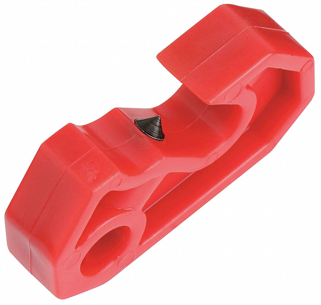 Dispositivo de bloqueo univ MASTER LOCK S2393 ISO-DIN, plástico, rojo PK 10