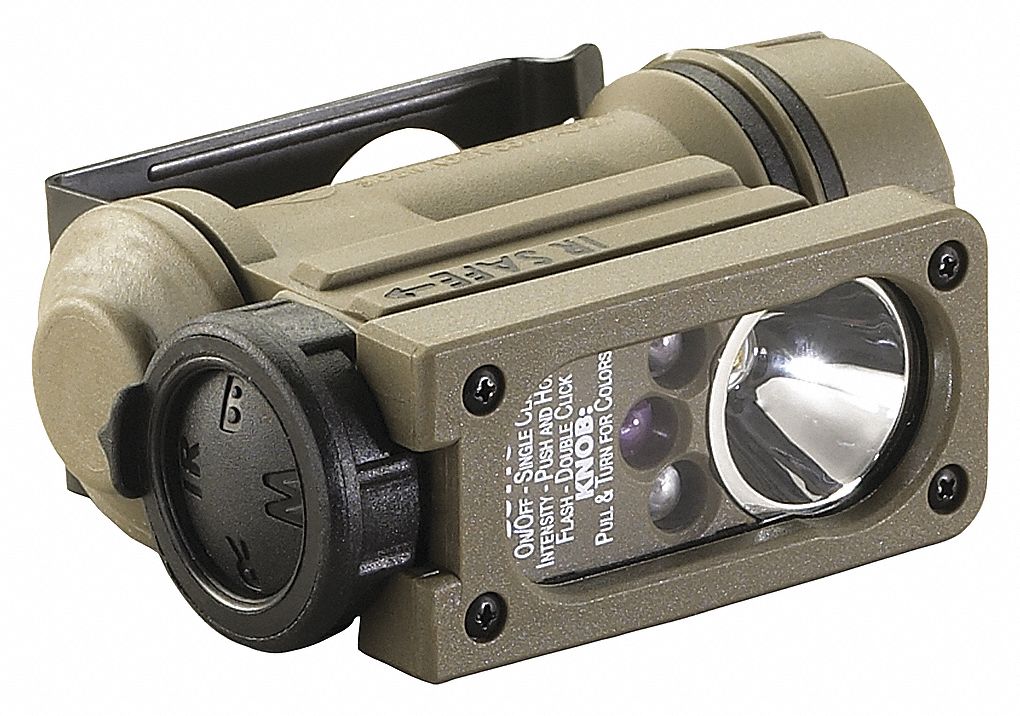 FLASHLIGHT,BROWN,NYLON,3 IN L