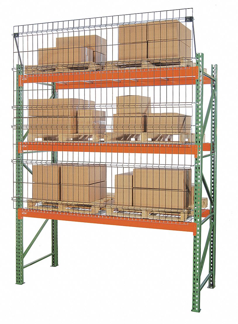 HUSKY RACK & WIRE, 96 in x 1 in x 36 in, 8 ga, Aisle Guard - 20JJ38 ...