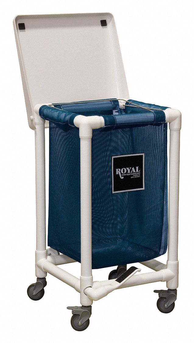 PANIER LINGE AUTOSTABLE,BLEU