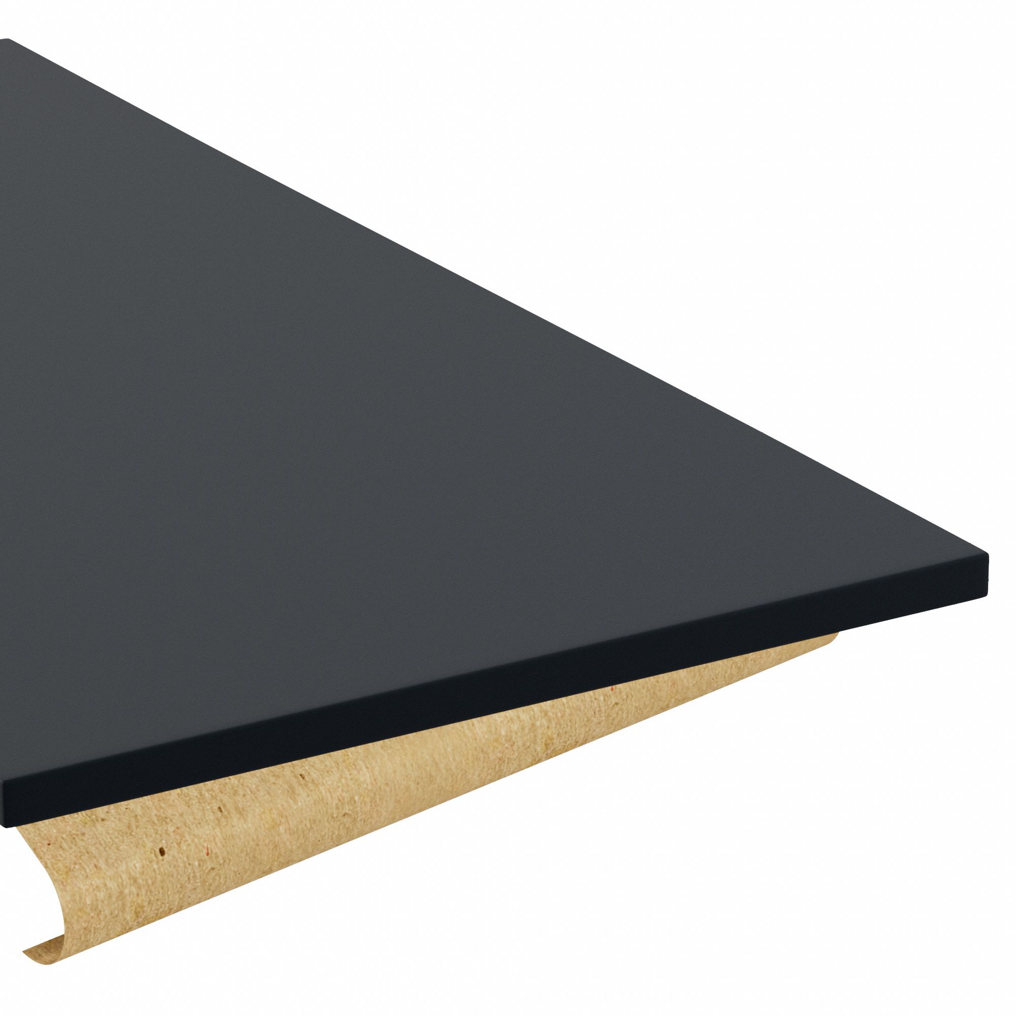 POLYETHYLENE SHEET, STANDARD, 24 IN X 4 FT, ¾ IN THICK, BLACK, CLOSED CELL, 1-SIDED ADHESIVE, SMOOTH