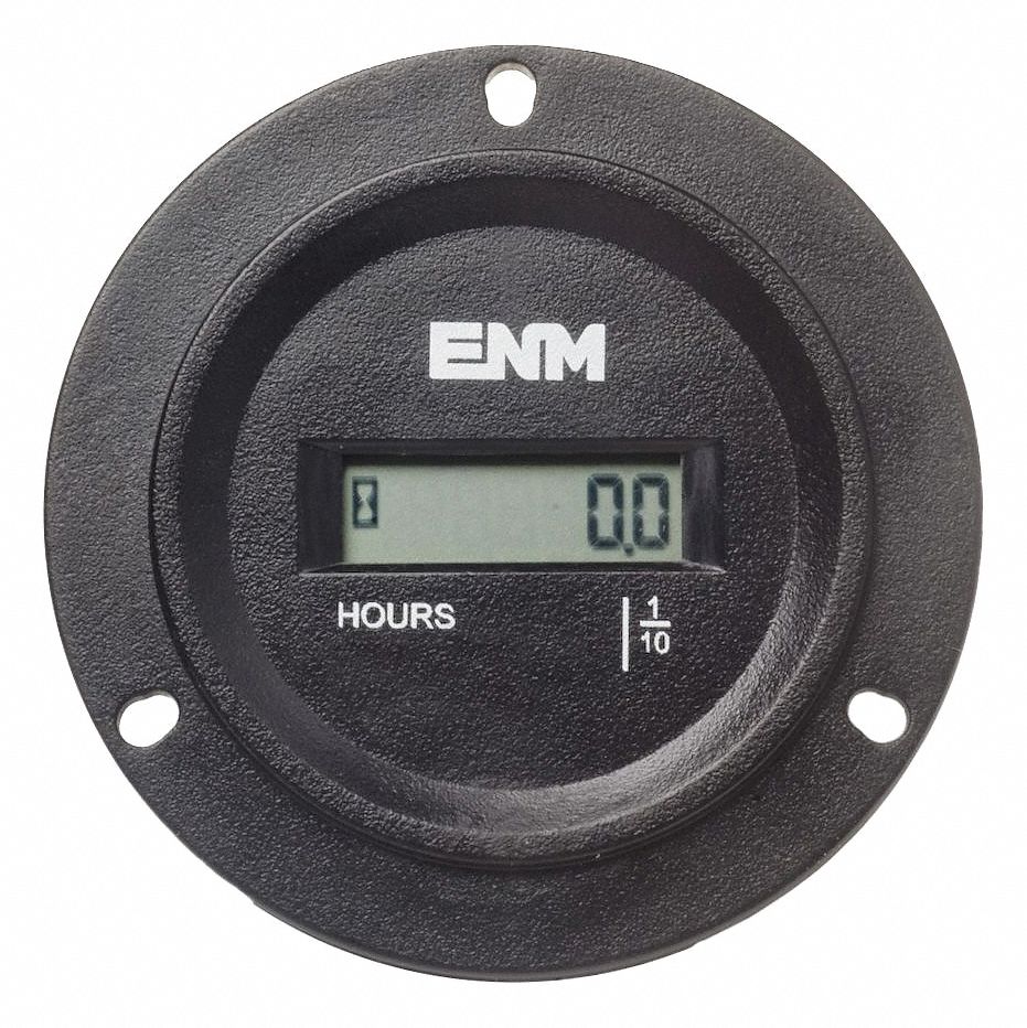 ENM, 6 Digits, Round, Hour Meter 20JN04TB44B65A Grainger