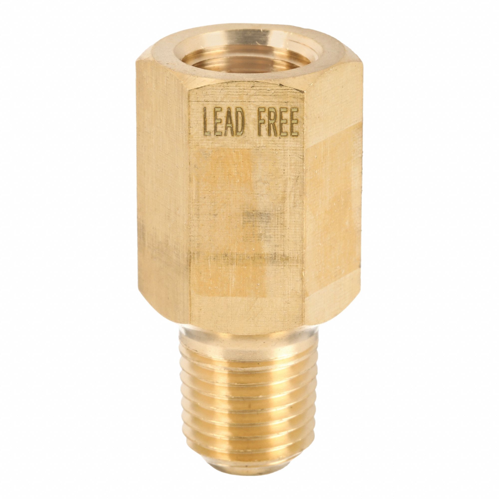 PRESSURE GAUGE SNUBBER, LEAD FREE BRASS, FILTER, LEAD FREE BRASS NPT, 1 PISTONS