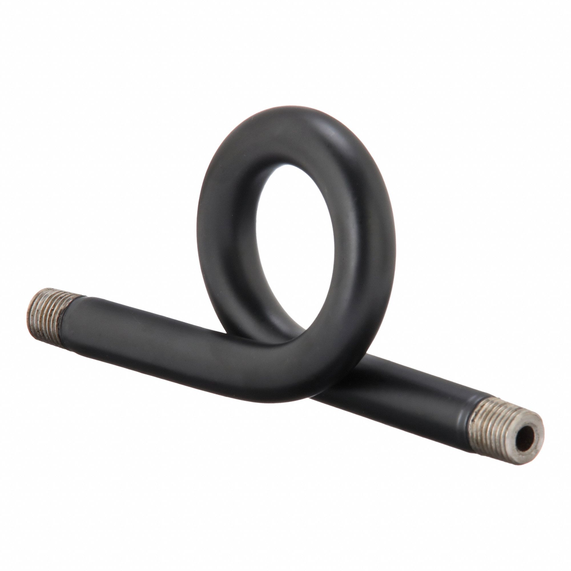 PRESSURE GAUGE SIPHON, STEEL, 1/4 IN NPT, 4 9/16 IN L, 180 °  COIL, 1,650 PSI, STEAM