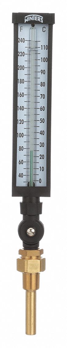 glass stem thermometer