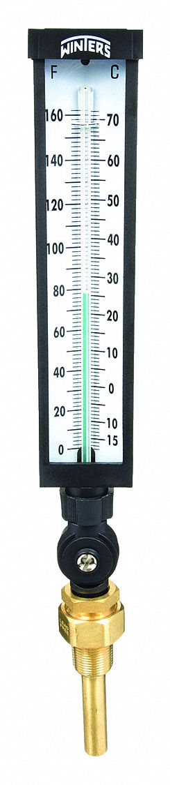 THERMOMETER,ANALOG,0 TO 160F,3/4