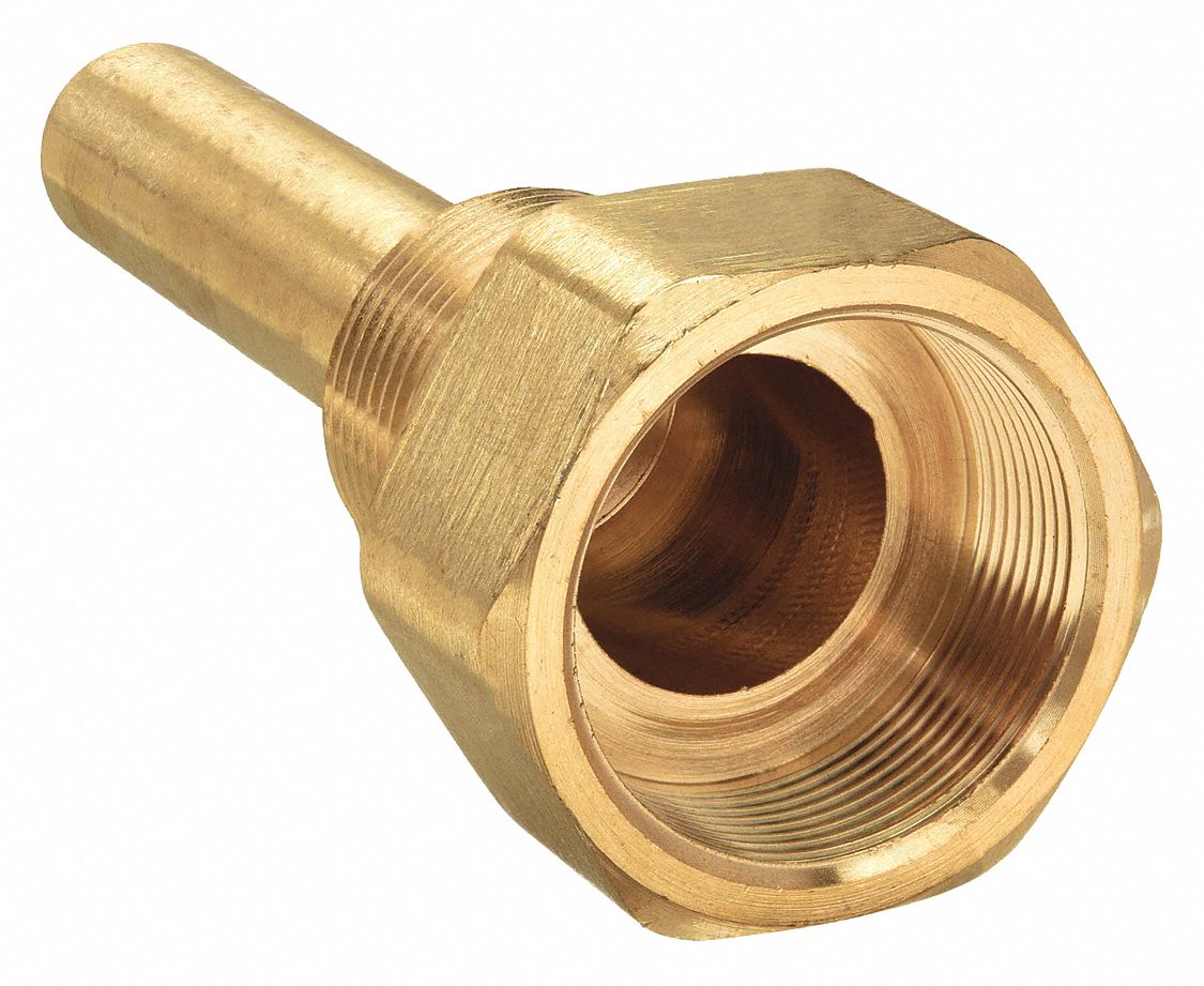 WINTERS THERMOWELL,STEPPED,2.5 IN INSRT DEPTH Thermowells WWG20JN84