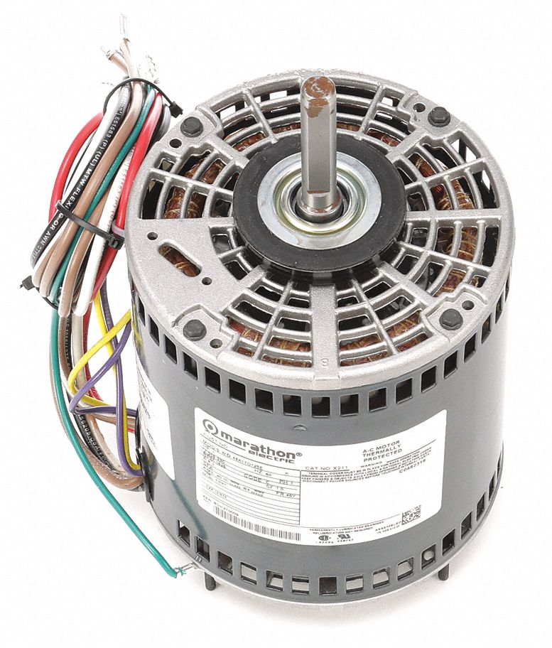 MARATHON MOTORS Direct Drive Blower Motor, 1 HP, Motor Application OEM