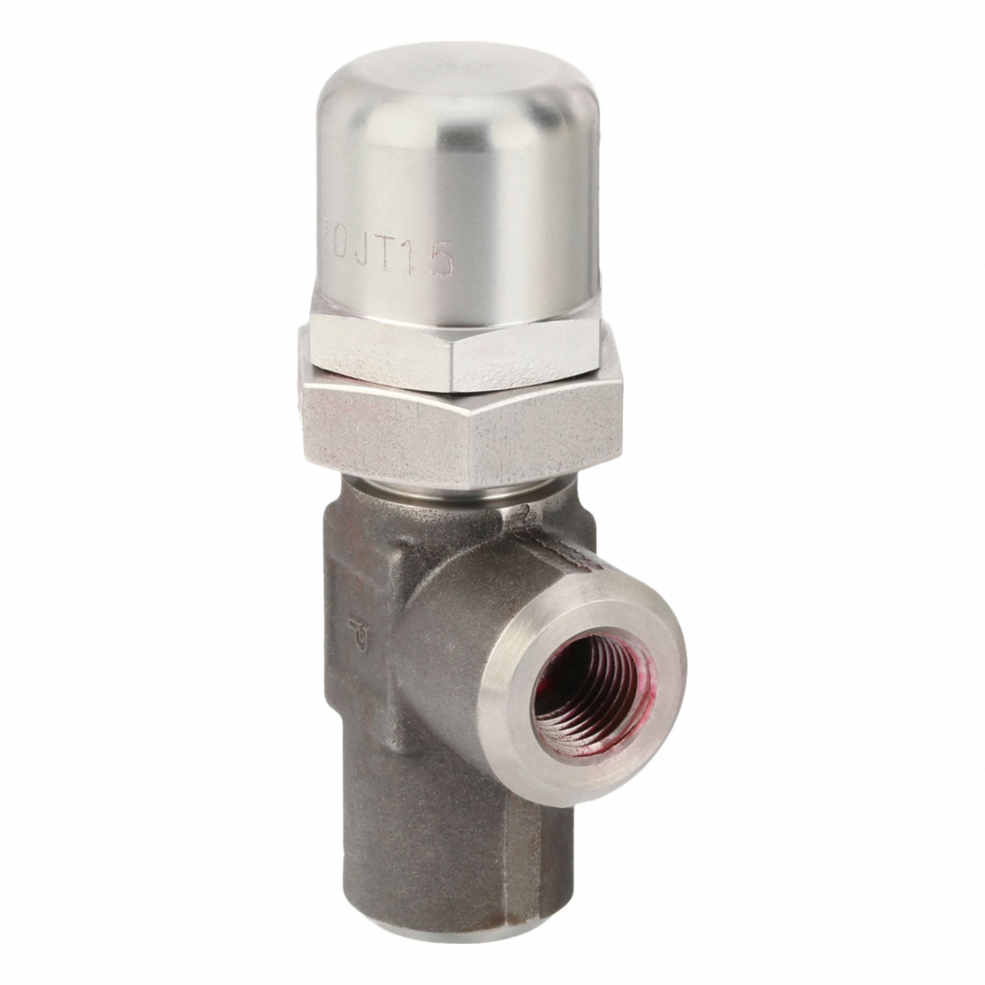 Pressure Control Valve: 4 gpm, 1, 750 psi Max Set, Stainless Steel, 1/4 in NPT
