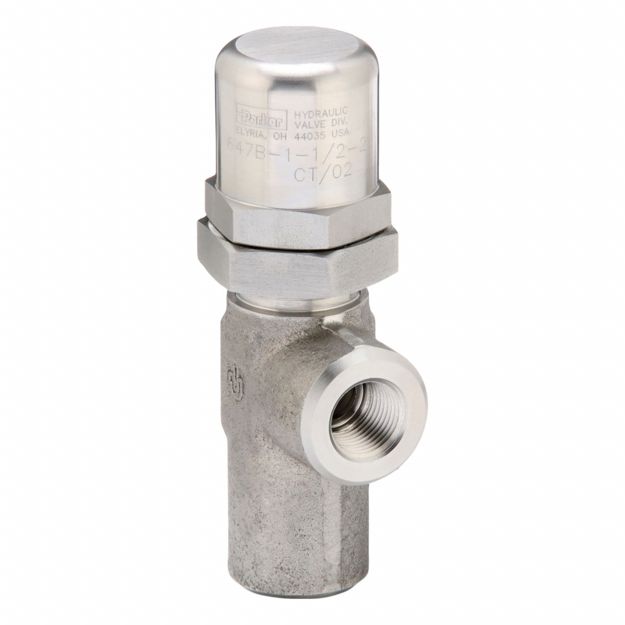 Pressure Control Valve: 10 gpm, 10 psi Max Set, Stainless Steel, 1/2 in NPT