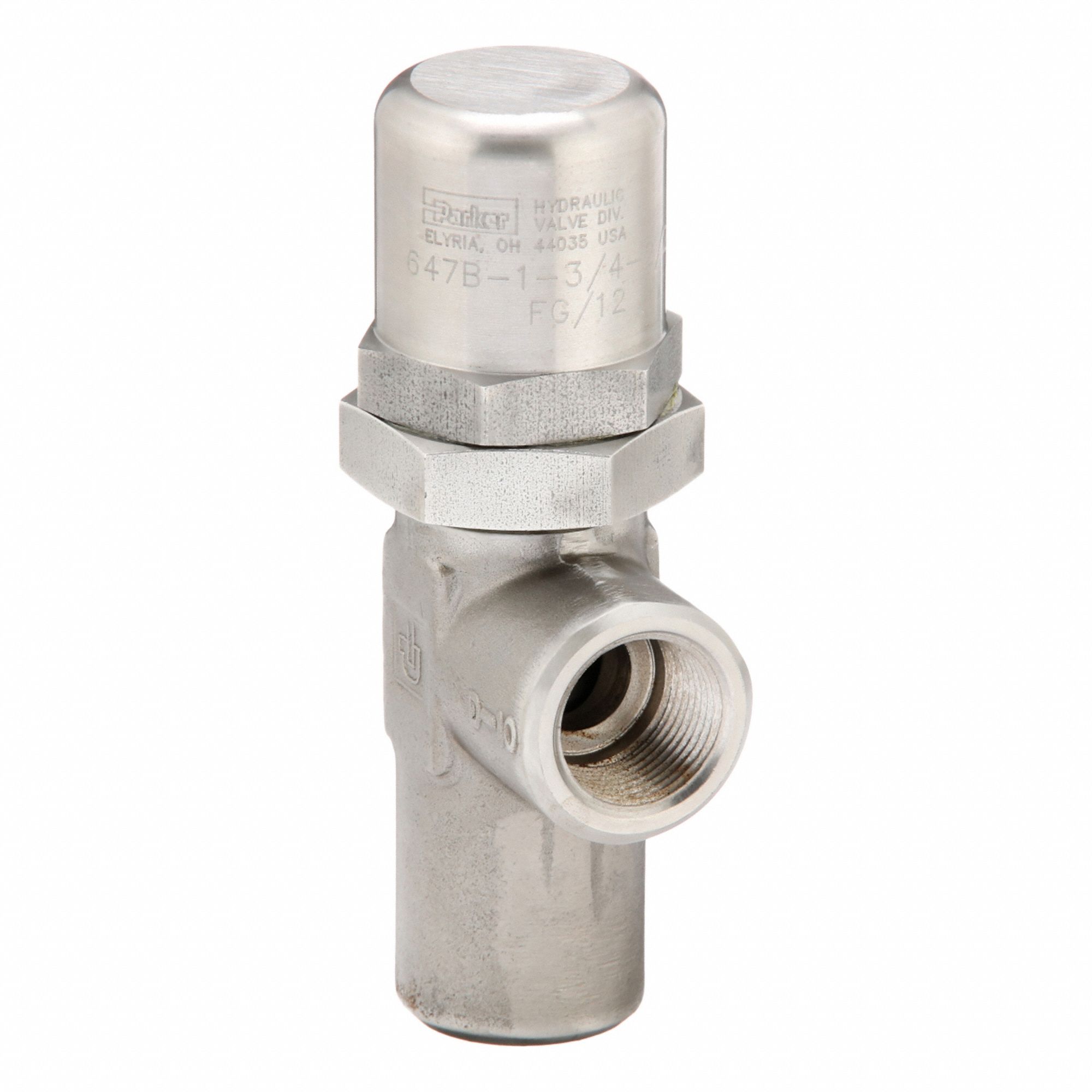 Pressure Control Valve: 15 gpm, 10 psi Max Set, Stainless Steel, 3/4 in NPT