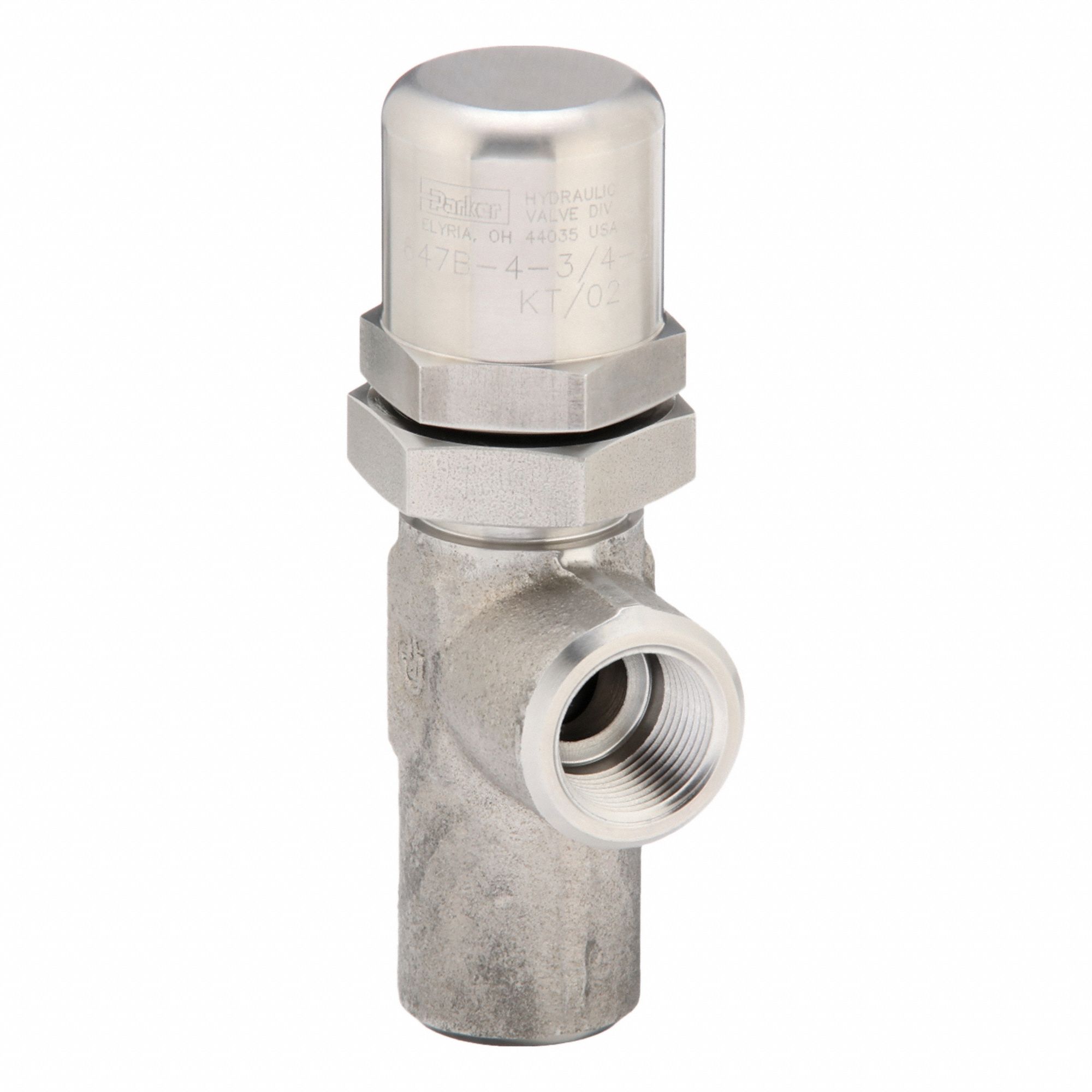 Pressure Control Valve: 15 gpm, 200 psi Max Set, Stainless Steel, 3/4 in NPT