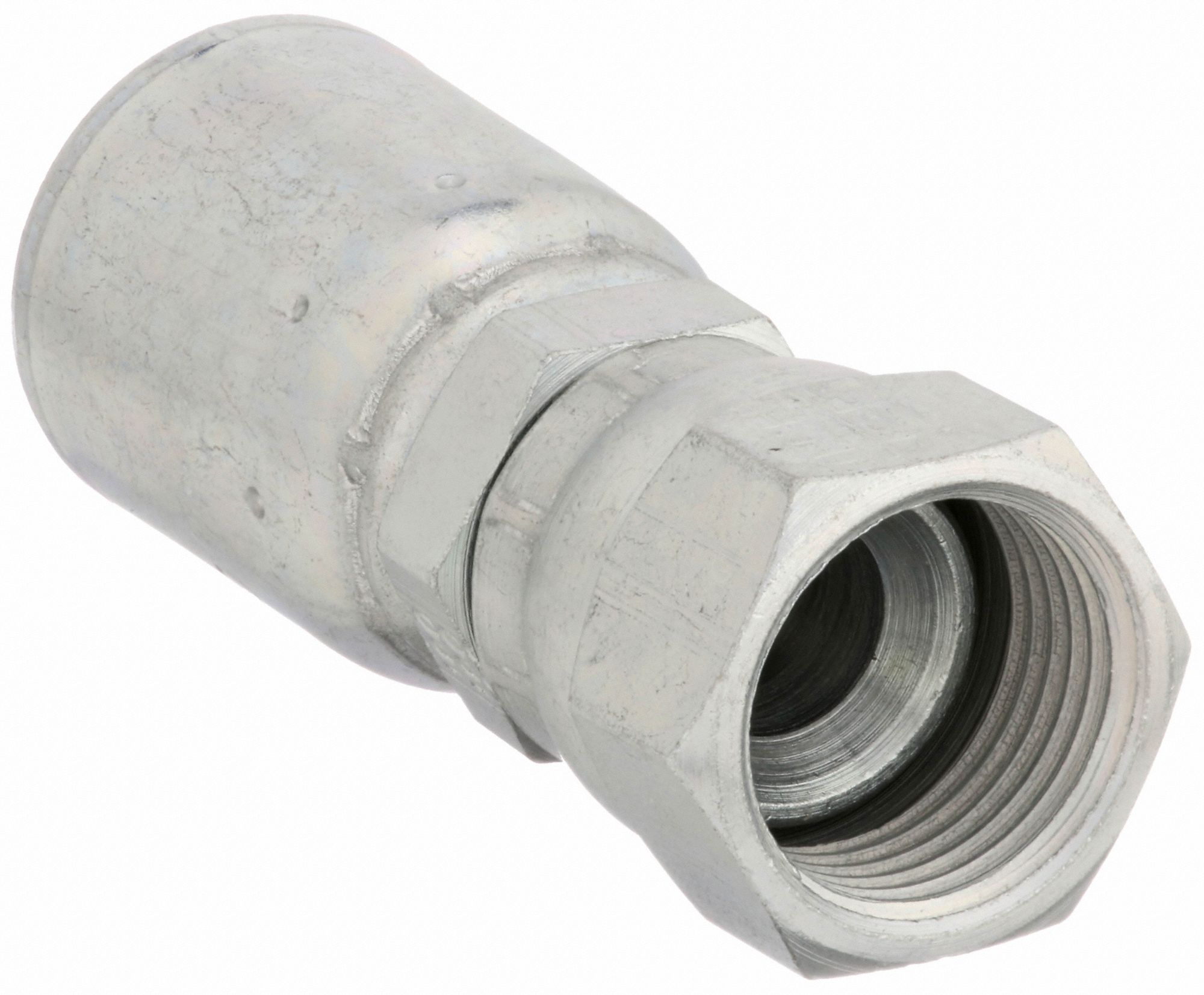 EATON WEATHERHEAD Hydraulic Crimp Fitting, Fitting Material Steel x