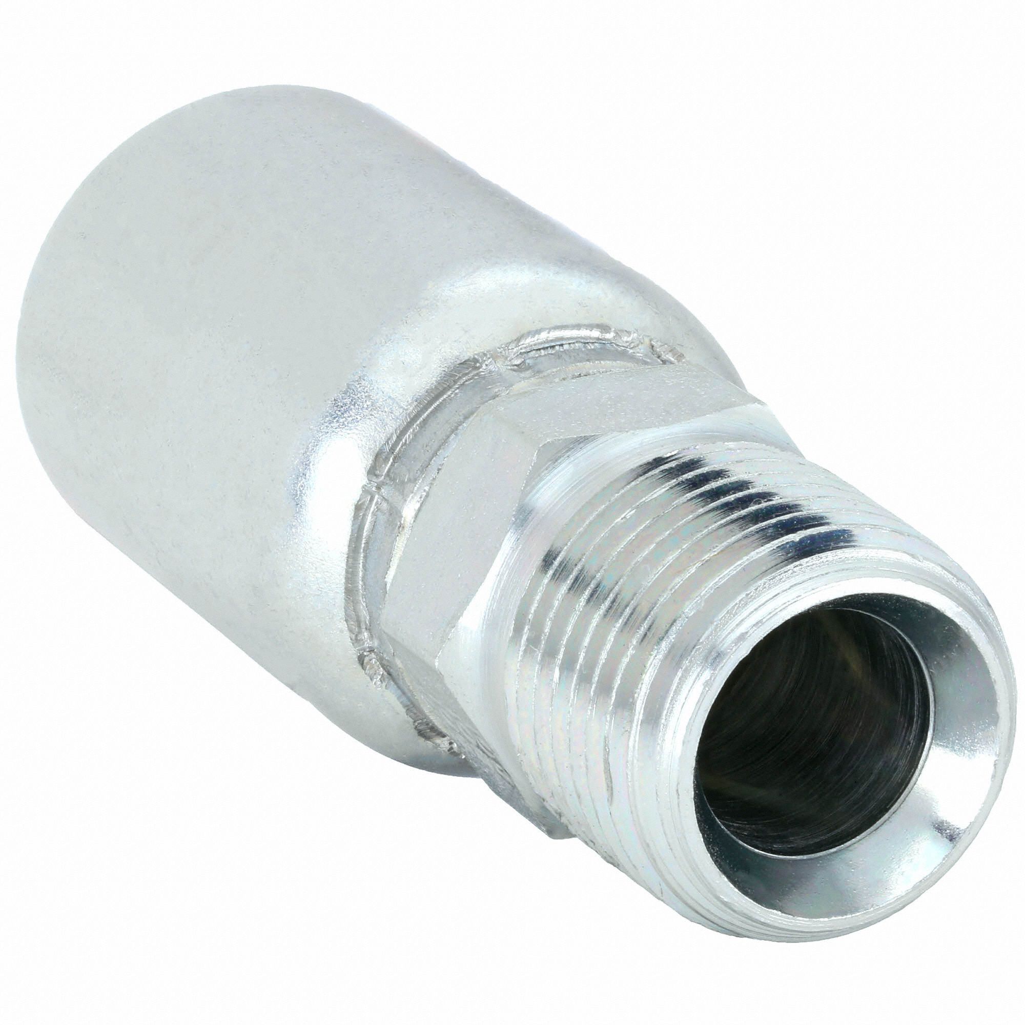 Eaton 06U-J06 Weatherhead Coll-o-Crimp 3/8" Hose X 3/8" Male Rigid Fitting 