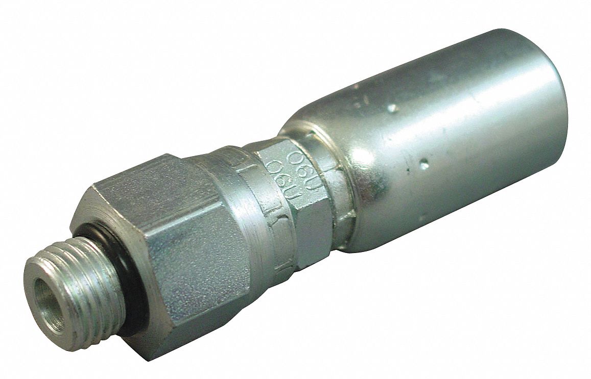 Hydraulic Crimp Fitting, Fitting Material Carbon Steel x Carbon Steel ...