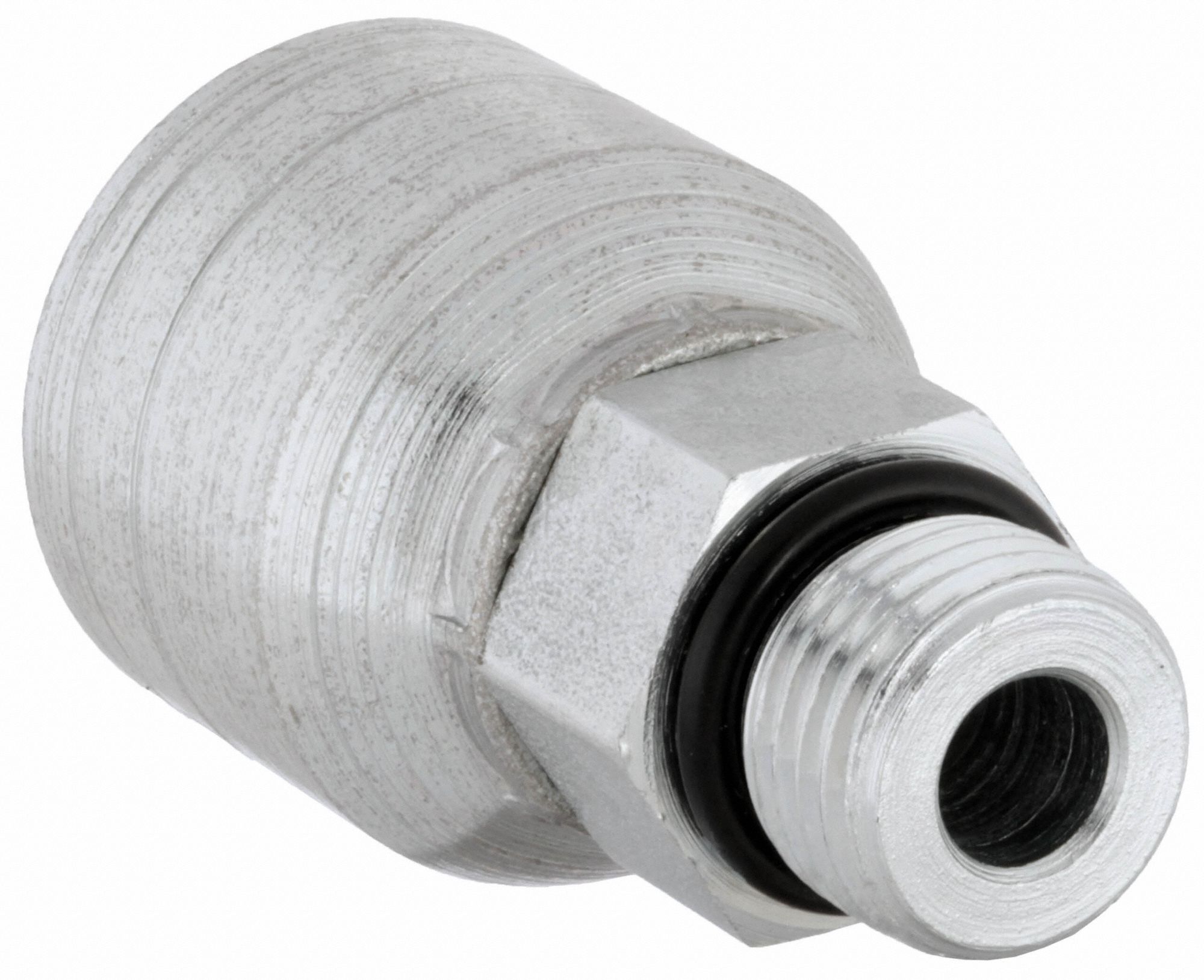 EATON WEATHERHEAD Hydraulic Crimp Fitting Steel x Steel, Straight, 6