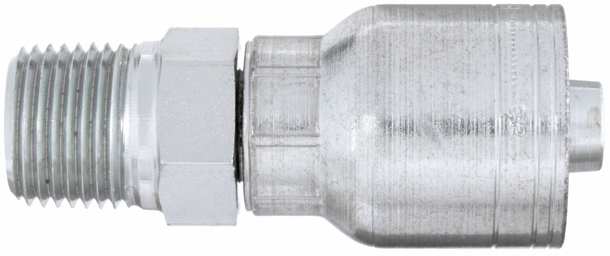 EATON WEATHERHEAD Hydraulic Crimp Fitting, Fitting Material Steel x