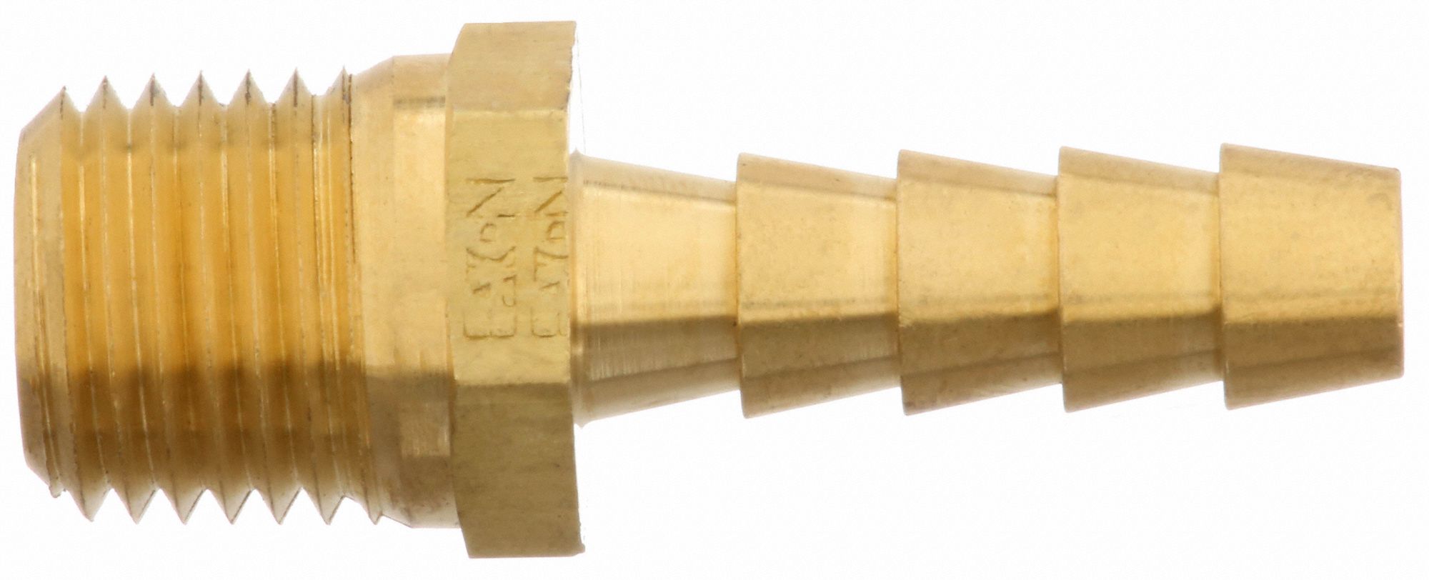 EATON WEATHERHEAD Barbed Hydraulic Hose Fitting, Fitting Material Brass