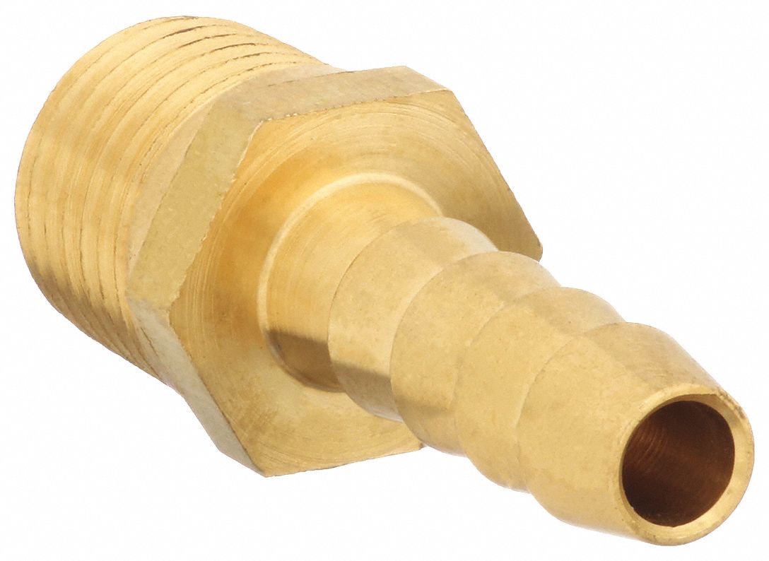 4 For Hose Dash Size, For 1/4 in Hose I.D., Barbed Hydraulic Hose