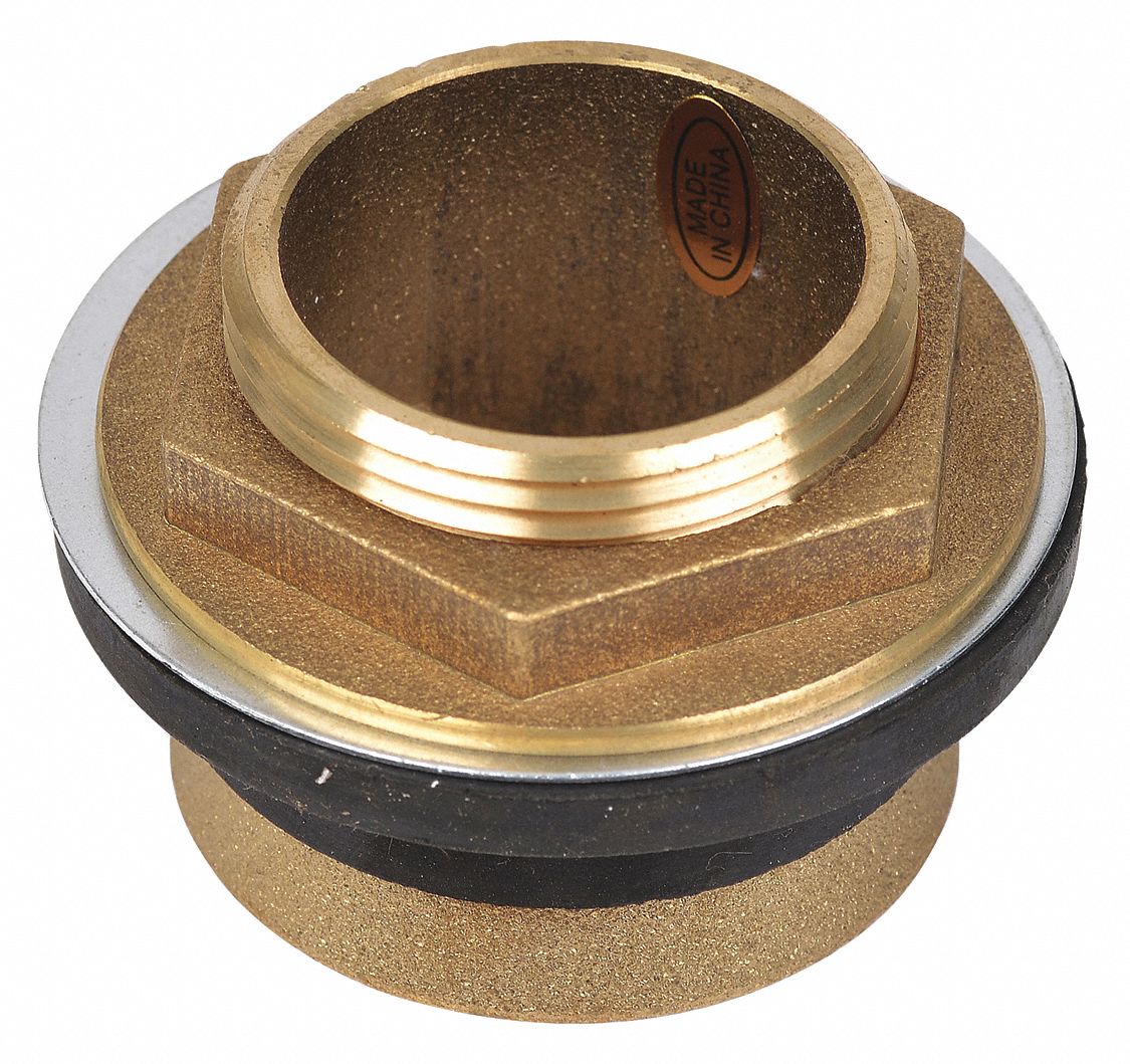 SPUD: UNIVERSAL FIT, 1¼ IN X 1¼ IN SIZE, BRASS