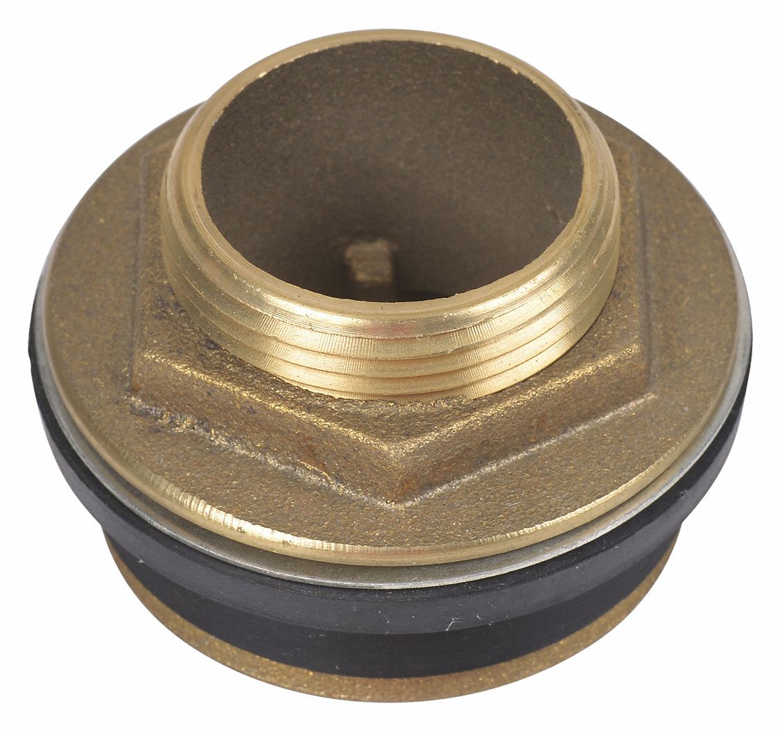 SPUD, UNIVERSAL FIT, 1½ X 1½ IN SIZE, BRASS