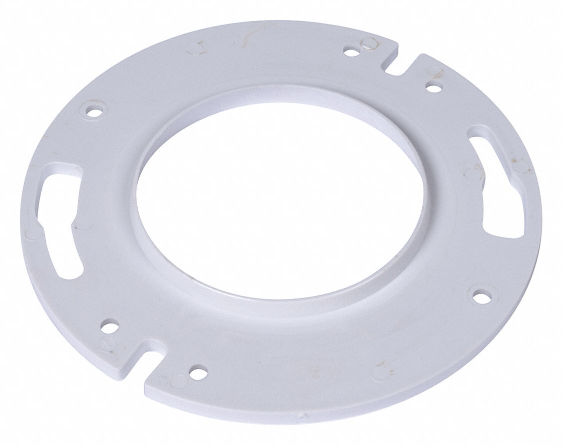 TOILET FLANGE, UNIVERSAL FIT, ¼ IN SIZE, PLASTIC