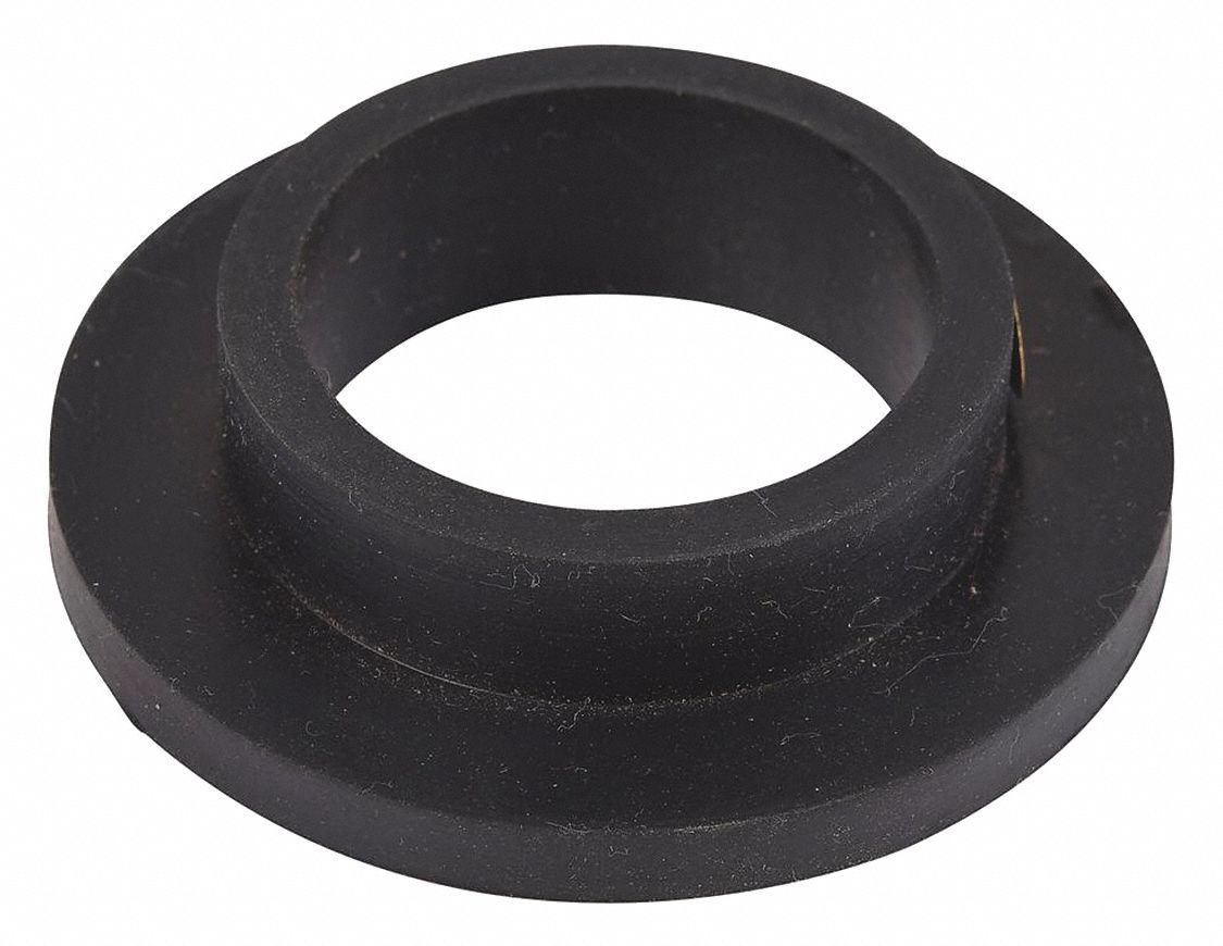Flange Spud Washer: Fits Universal Fit Brand, For Universal Fit, 1 in x 3/4 in Size, Rubber