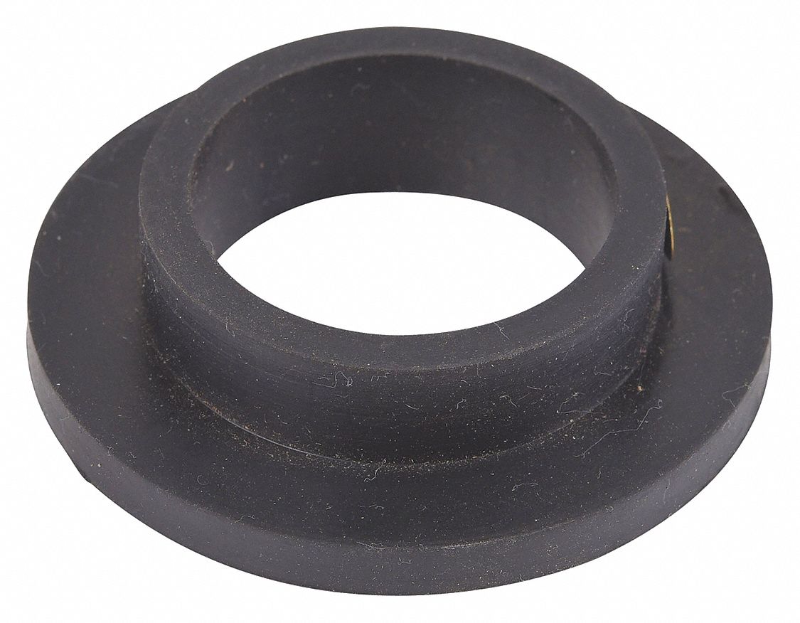 FLANGE SPUD WASHER: UNIVERSAL FIT, 1 IN X ¾ IN SIZE, RUBBER