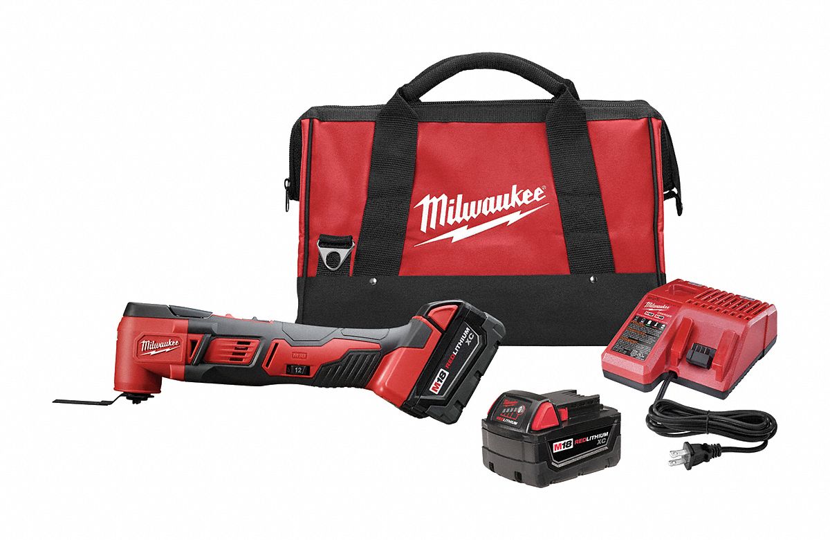 MILWAUKEE Cordless, Oscillating Tool Kit, 3.2 ° Oscillation Angle, 18V DC 20JX68262622