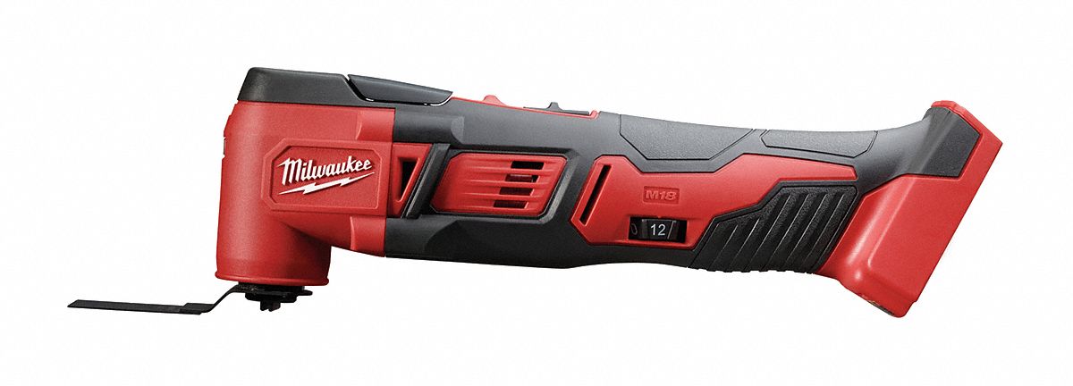 OSCILLATING MULTI-TOOL, CORDLESS, 18V DC, 4 AH, 11000 TO 18000 OPM, 3.2 ° ANGLE, BARE TOOL