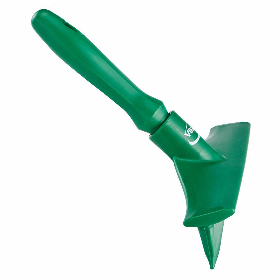 VIKAN 9.4 inW Straight Rubber Floor Squeegee With Handle, Green ...