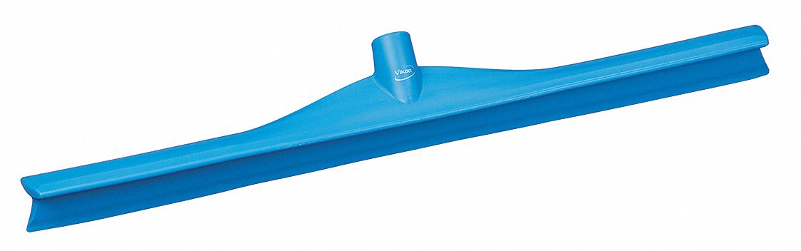 FLOOR SQUEEGEE, SINGLE-BLADE, THREADED, EUROPEAN THREAD, 27 IN BLADE W, TPE RUBBER, STRAIGHT