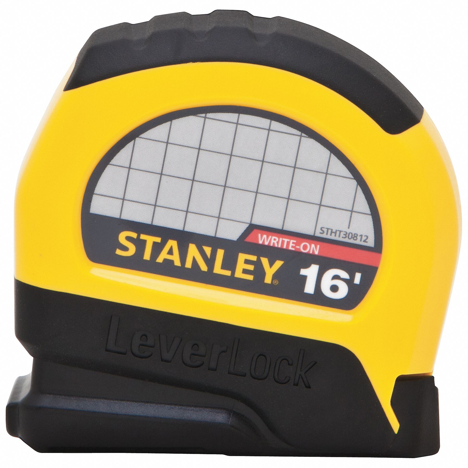 STANLEY 16 ft Steel SAE Tape Measure, Black, Yellow 20JY21STHT30812