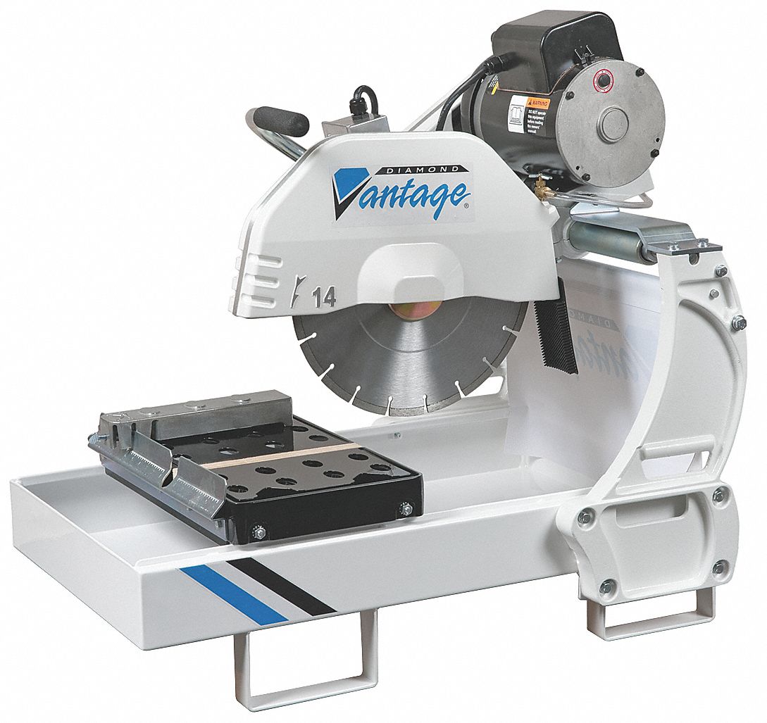 Masonry Saw, 14 in Blade Dia., Wet/Dry Cutting Type Grainger