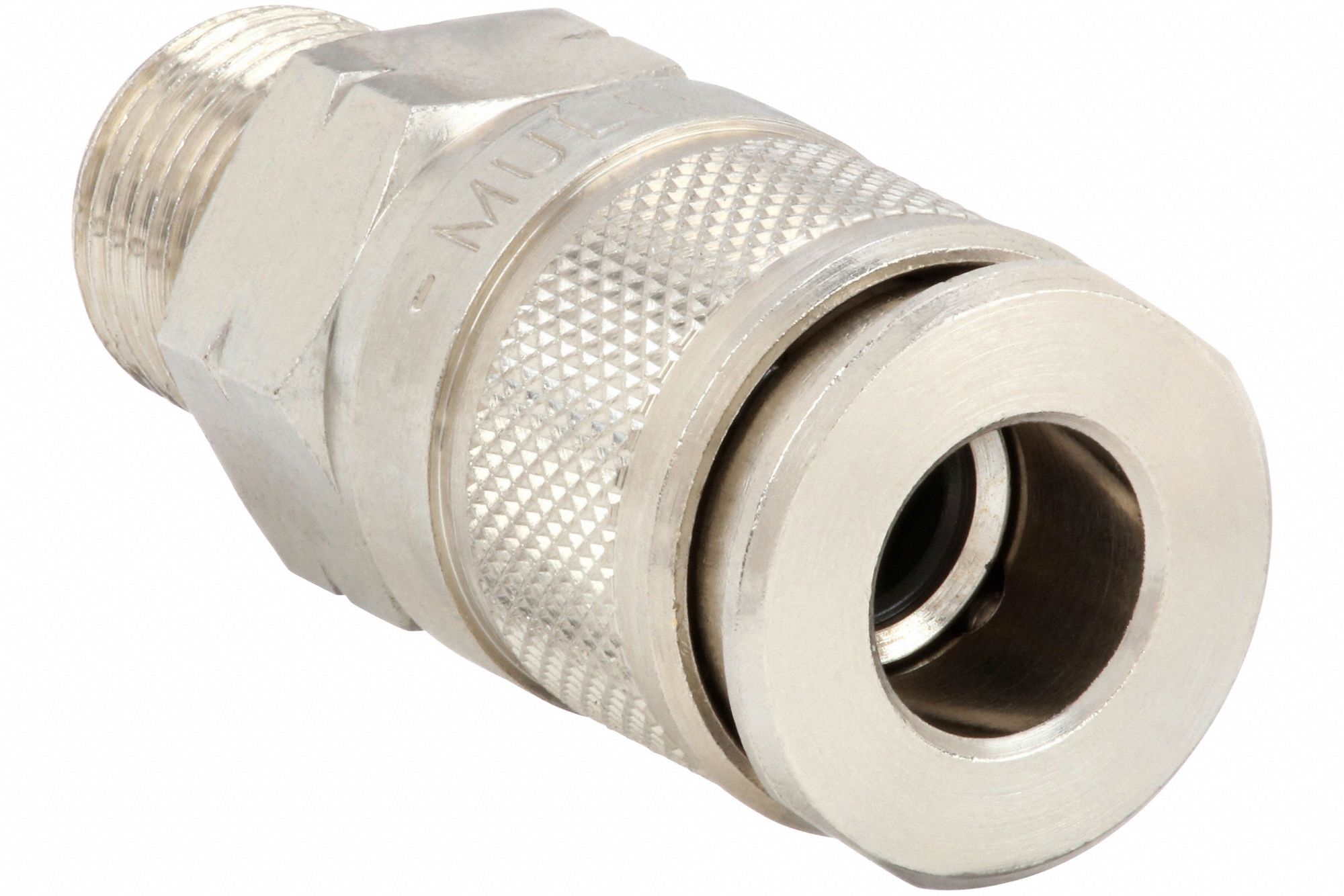 ALPHA FITTINGS Quick Connect Hose Coupling 1/4 in Body Size, 1/4 in