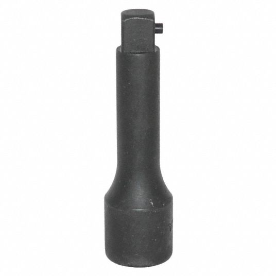 Impact Socket Extension, Black Oxide, Overall Length 6 in Grainger
