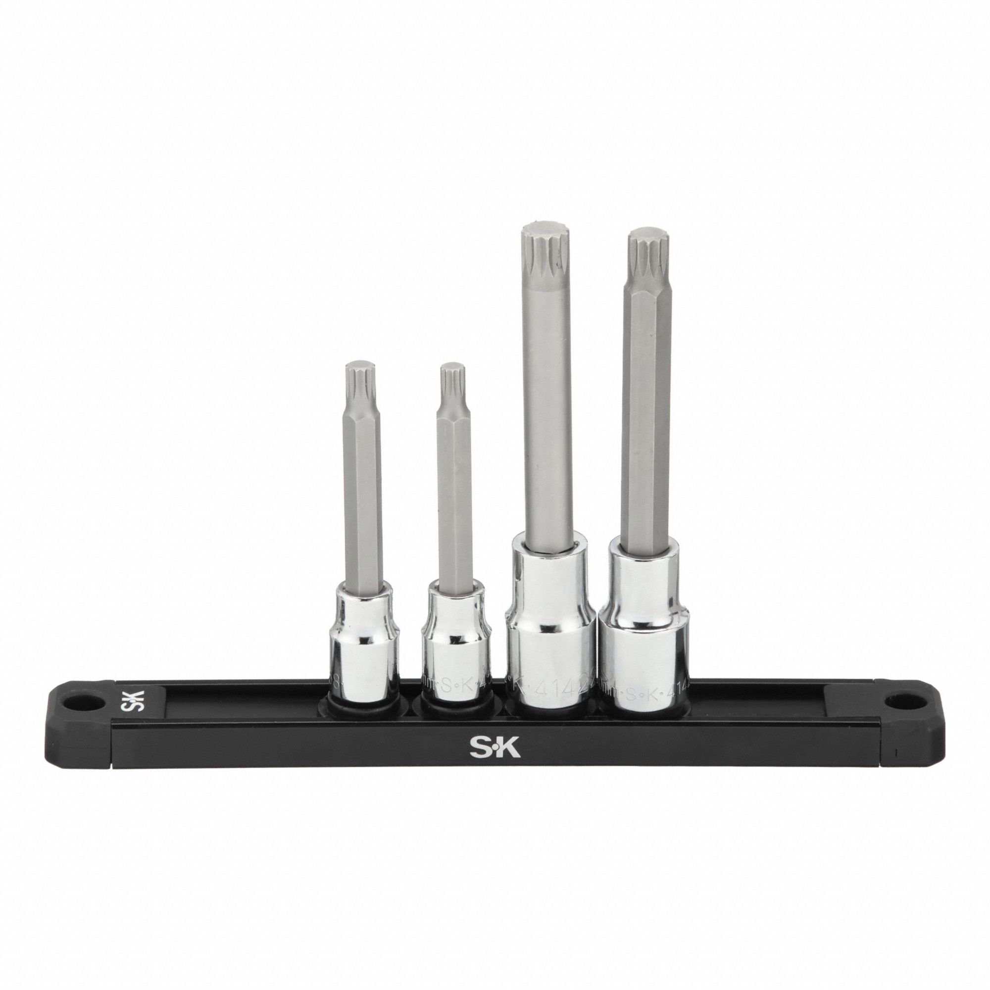 TRIPLE SQ SKT 3/8 1/2 DR METR 4 PC